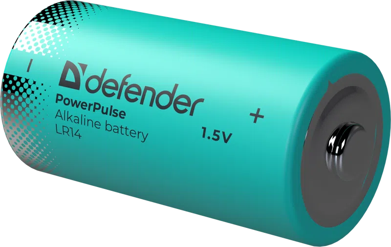 Defender - Bateria alkaliczna LR14-2BL