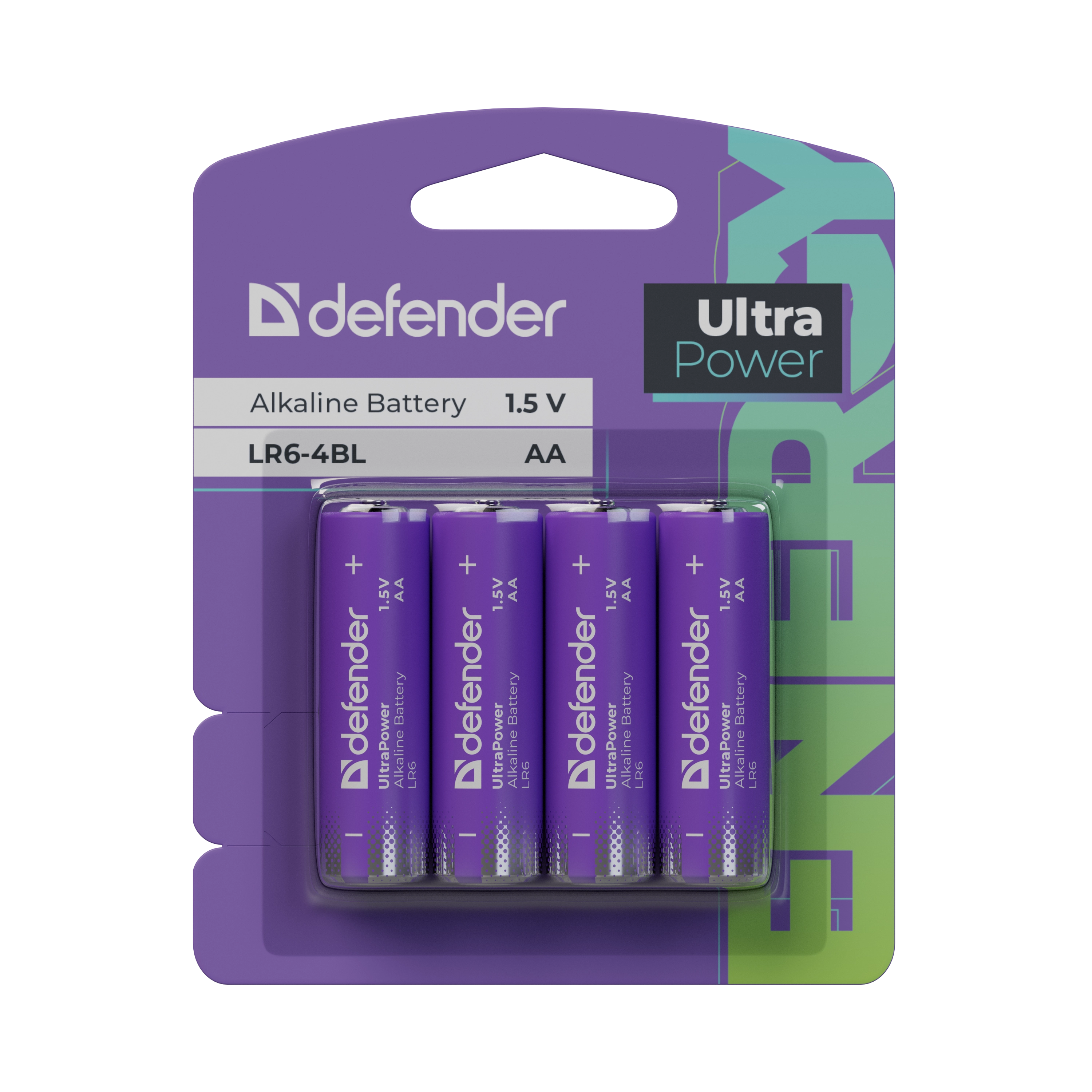 Defender - Bateria alkaliczna LR6-4BL