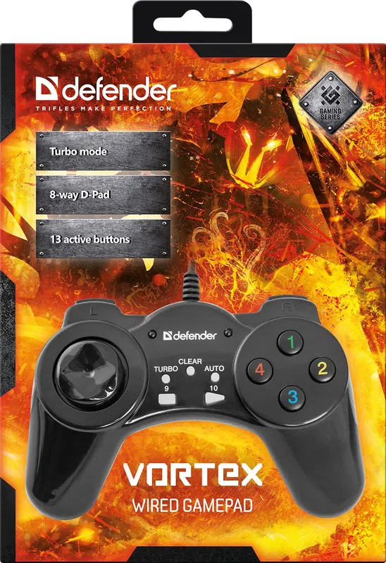 Defender - Przewodowy gamepad Vortex