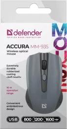 Defender - Bezprzewodowa mysz optyczna Accura MM-935