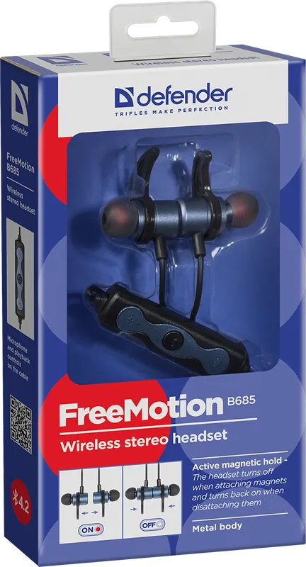 Defender - Bezprzewodowy zestaw słuchawkowy FreeMotion B685