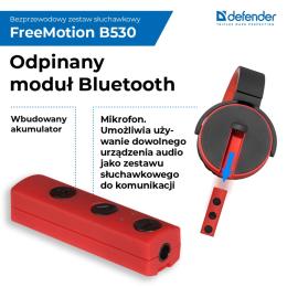 Defender - Bezprzewodowy zestaw słuchawkowy FreeMotion B530