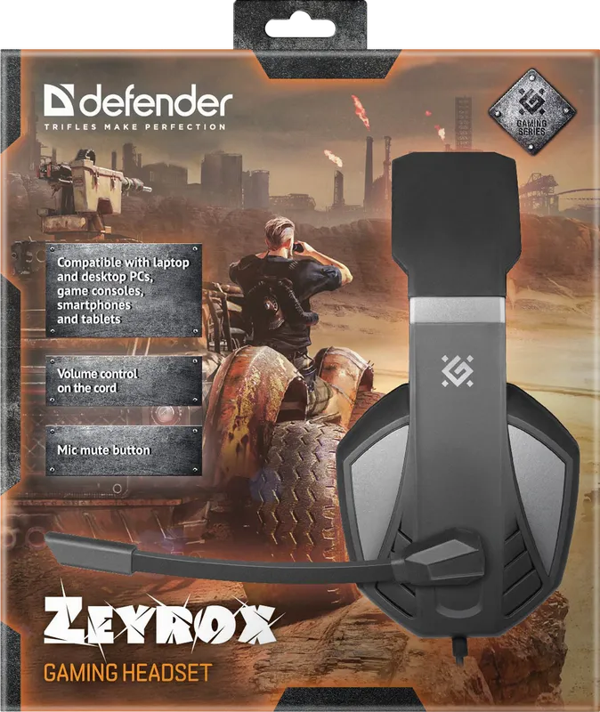 Defender - Zestaw słuchawkowy dla graczy  Zeyrox