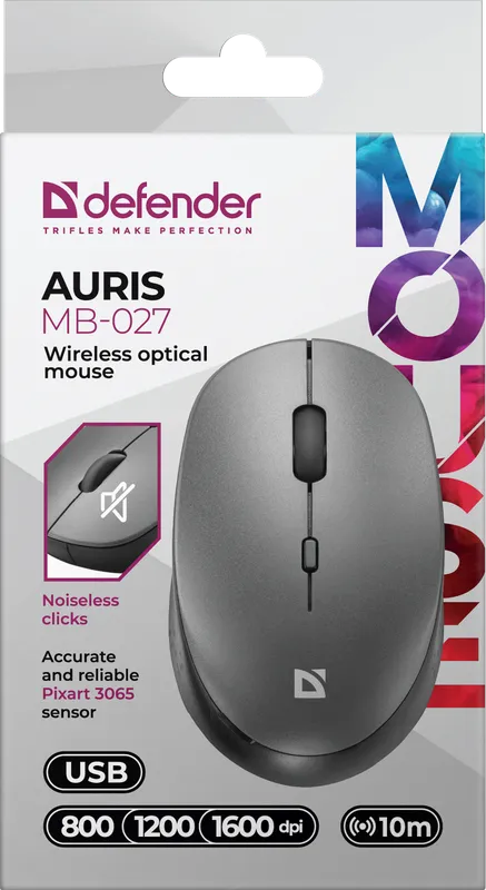 Defender - Bezprzewodowa mysz optyczna Auris MB-027