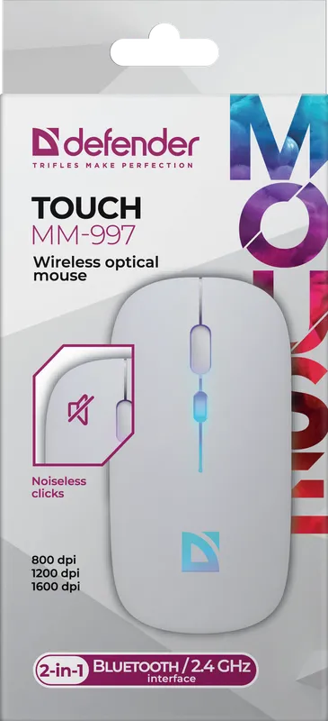 Defender - Bezprzewodowa mysz optyczna Touch MM-997