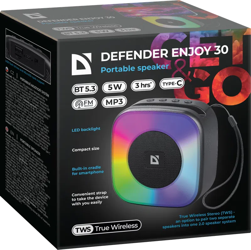 Defender - Przenośne głośniki Enjoy 30