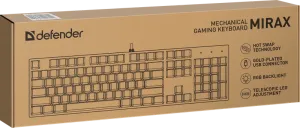 Defender - Mechaniczna klawiatura Mirax GK-352