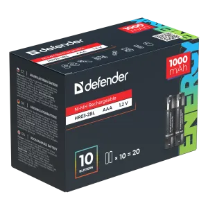 Defender - Bateria akumulatorowa HR03-2BL 1000 mAh
