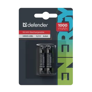 Defender - Bateria akumulatorowa HR03-2BL 1000 mAh