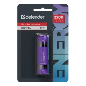 Defender - Bateria akumulatorowa 18650-1BL 2200 mAh