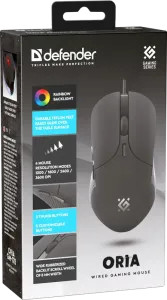 Defender - Przewodowa mysz dla graczy Oria GM-178