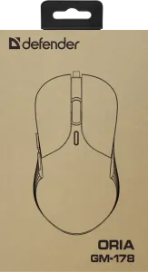 Defender - Przewodowa mysz dla graczy Oria GM-178