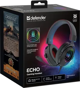 Defender - Zestaw słuchawkowy dla graczy  Echo
