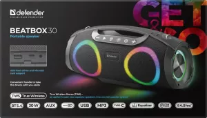 Defender - Przenośne głośniki Beatbox 30 Defender - Przenośne głośniki Beatbox 30