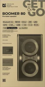Defender - Przenośne głośniki Boomer 80