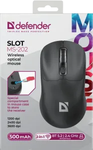 Defender - Bezprzewodowa mysz optyczna Slot MS-202