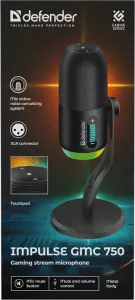 Defender - Mikrofon do przesyłania strumieniowego Impulse GMC 750