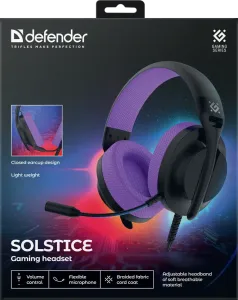 Defender - Zestaw słuchawkowy dla graczy Solstice