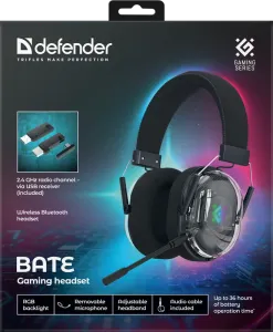 Defender - Zestaw słuchawkowy dla graczy Bate