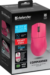 Defender - Bezprzewodowa mysz dla graczy Commander GM-511