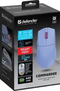 Defender - Bezprzewodowa mysz dla graczy Commander GM-511