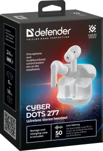 Defender - Bezprzewodowy zestaw słuchawkowy CyberDots 277