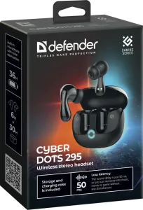 Defender - Bezprzewodowy zestaw słuchawkowy CyberDots 295