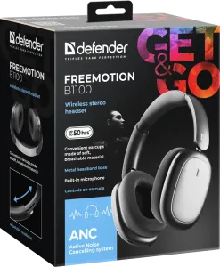 Defender - Bezprzewodowy zestaw słuchawkowy FreeMotion В1100