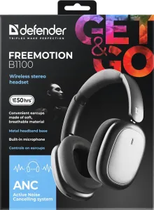 Defender - Bezprzewodowy zestaw słuchawkowy FreeMotion В1100