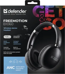 Defender - Bezprzewodowy zestaw słuchawkowy FreeMotion В1060
