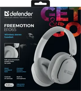 Defender - Bezprzewodowy zestaw słuchawkowy FreeMotion В1065,