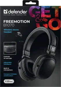 Defender - Bezprzewodowy zestaw słuchawkowy FreeMotion В1070