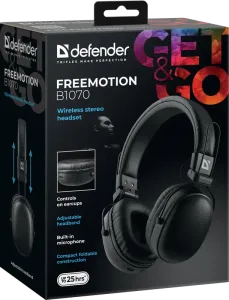 Defender - Bezprzewodowy zestaw słuchawkowy FreeMotion В1070