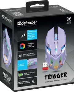 Defender - Bezprzewodowa mysz dla graczy Trigger GM-934