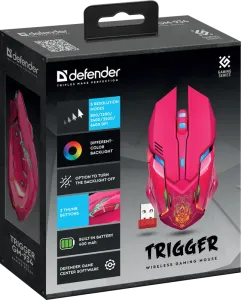 Defender - Bezprzewodowa mysz dla graczy Trigger GM-934