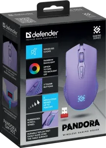 Defender - Bezprzewodowa mysz dla graczy Pandora GM-502