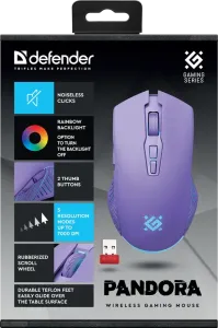 Defender - Bezprzewodowa mysz dla graczy Pandora GM-502