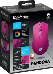 Defender - Bezprzewodowa mysz dla graczy Pandora GM-502