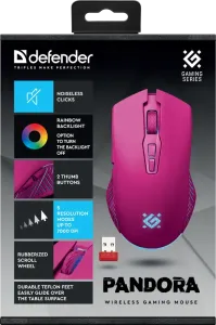 Defender - Bezprzewodowa mysz dla graczy Pandora GM-502