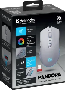 Defender - Bezprzewodowa mysz dla graczy Pandora GM-502