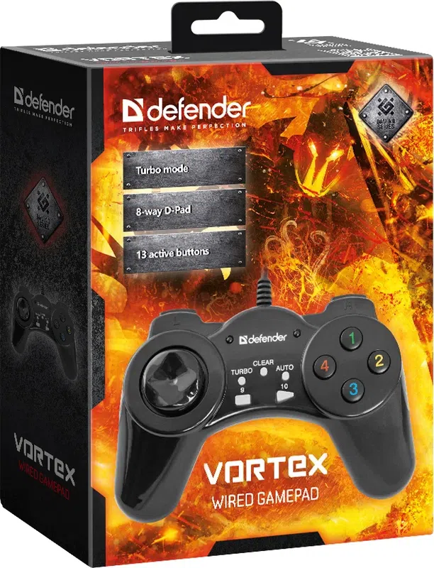 Defender - Przewodowy gamepad Vortex