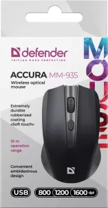 Defender - Bezprzewodowa mysz optyczna Accura MM-935