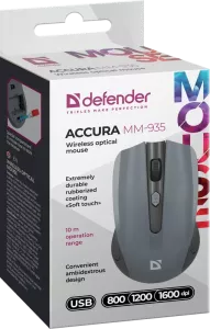 Defender - Bezprzewodowa mysz optyczna Accura MM-935