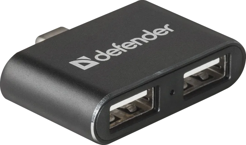 Defender - Uniwersalny koncentrator USB Quadro Dual