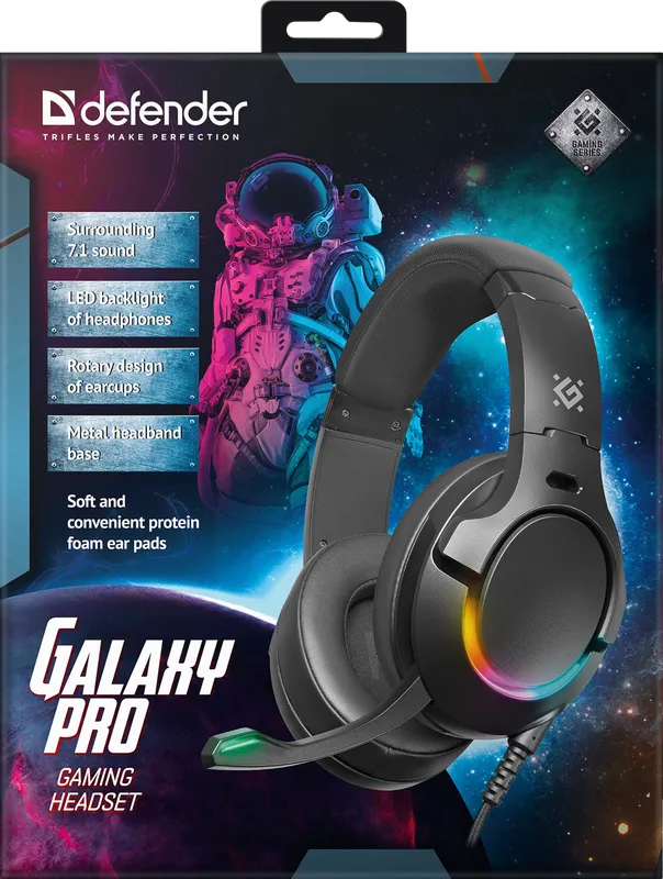 Defender - Zestaw słuchawkowy dla graczy  Galaxy Pro