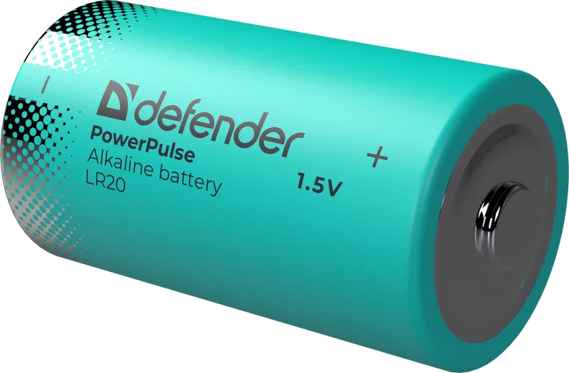 Defender - Bateria alkaliczna LR20-2BL