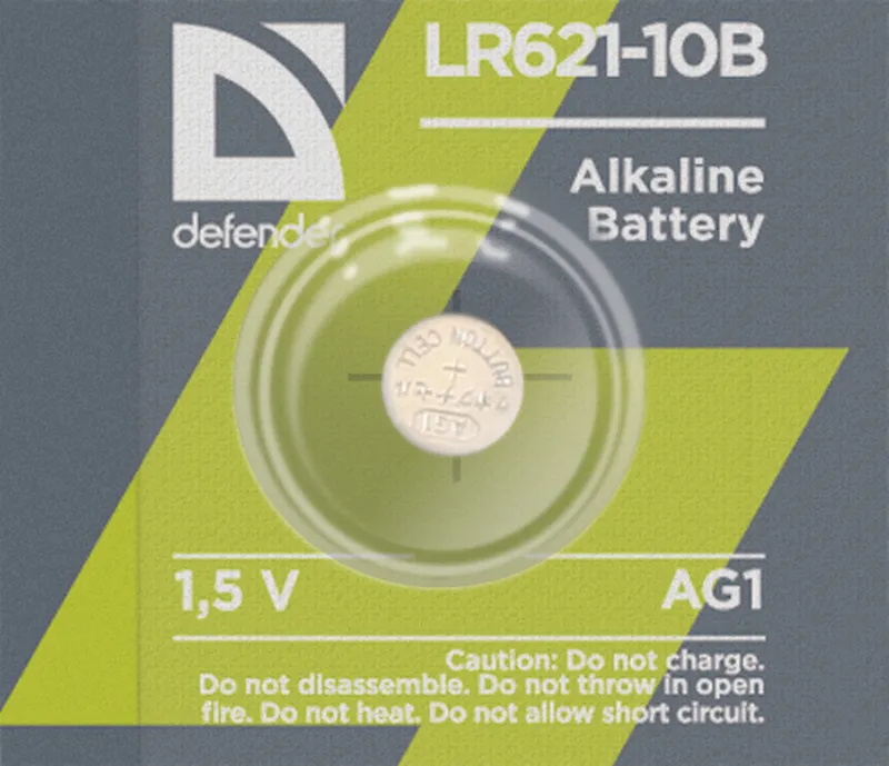 Defender - Bateria alkaliczna LR621-10B